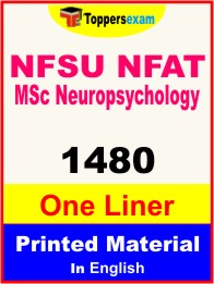 NFAT M.Sc Neuropsychology One Liner Book in English