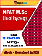 NFAT M.Sc Clinical Psychology  PDF Book In English - MCQ / Objective Questions