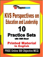 KVS Perspectives on Education and Leadership Book in English - Practice Set