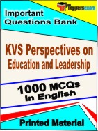 KVS Perspectives on Education and Leadership  Book in English - Objective MCQ