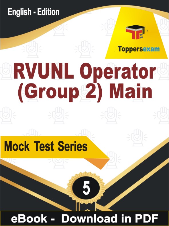RVUNL Operator (Group 2) Main Test PDF Book In English - Practice Set