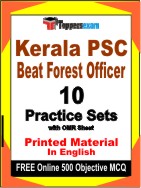 Kerala PSC Beat Forest Officer Book in English - Practice Set
