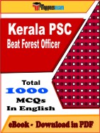 Kerala PSC Beat Forest Officer  PDF Book In English - MCQ / Objective Questions