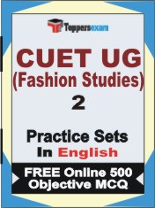 CUET UG (Fashion Studies) Book in English - Question Paper / Practice Set
