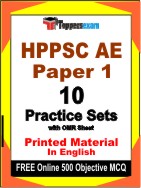 HPPSC AE ( Paper 1 ) Book in English - Practice Set