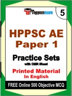 HPPSC AE ( Paper 1 ) Book in English - Mock Test / Practice Set