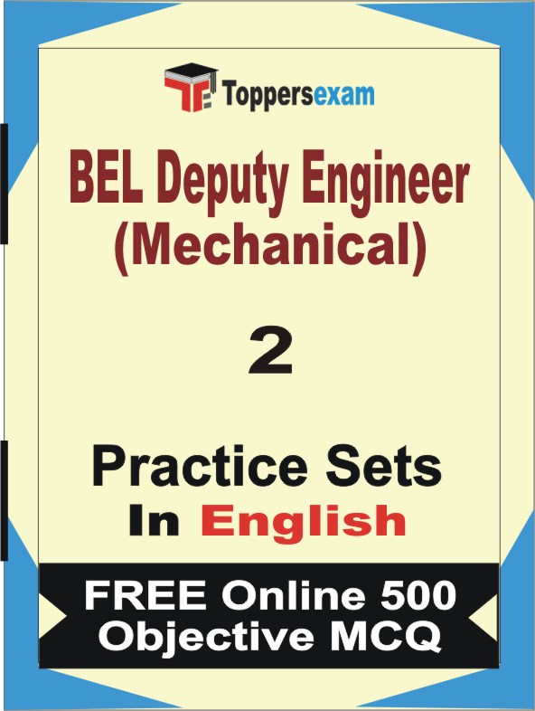 BEL Deputy Engineer (Mechanical) Test Book in English - Question Paper / Practice Set