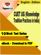 CUET UG (Knowledge Tradition Practices in India) Test PDF Book In English - Mock Test/Practice Set