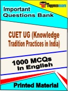 CUET UG (Knowledge Tradition Practices in India)  Book in English - Objective MCQ