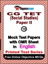 CG TET (Social Studies) Paper 2 Exam Mock Test Papers (Book) in English