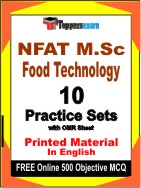 NFAT M.Sc Food Technology Book in English - Practice Set