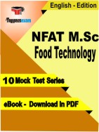 NFAT M.Sc Food Technology Test PDF Book In English - Mock Test/Practice Set