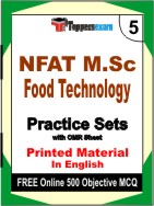 NFAT M.Sc Food Technology Book in English - Mock Test / Practice Set