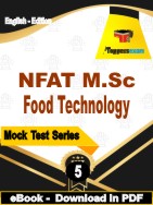 NFAT M.Sc Food Technology Test  PDF Book In English - Practice Set