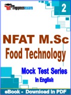NFAT M.Sc Food Technology Test PDF Book In English - Question Paper