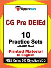 CG Pre DElEd Test Book in English - Practice Set