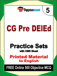 CG Pre DElEd Test Book in English - Mock Test / Practice Set