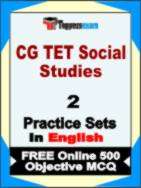 CG TET Social Studies Test Book in English - Question Paper / Practice Set