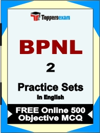 BPNL Book in English - Question Paper / Practice Set