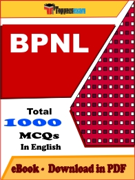 BPNL PDF Book In English - MCQ / Objective Questions