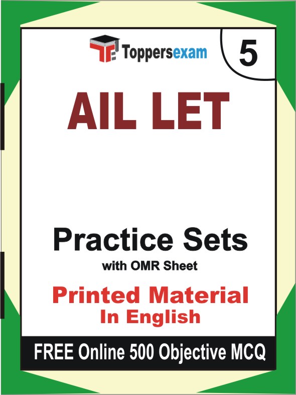 AIL LET Test Book in English - Mock Test / Practice Set