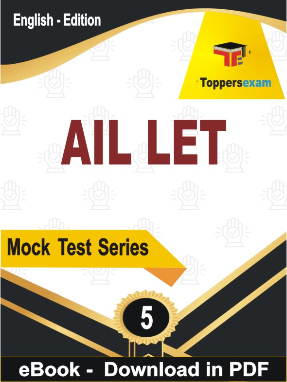 AIL LET Test  PDF Book In English - Practice Set