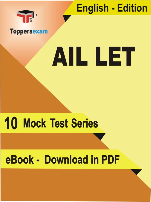 AIL LET Test PDF Book In English - Mock Test/Practice Set