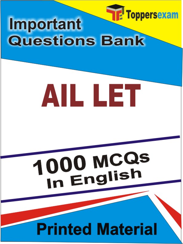 AIL LET Test  Book in English - Objective MCQ