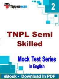 TNPL Semi Skilled Test PDF Book In English - Question Paper