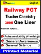 Railway PGT Teacher ( Chemistry ) One Liner Book in English