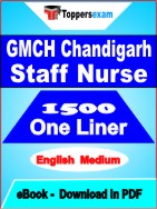 GMCH Chandigarh Staff Nurse One Liner Book PDF in English