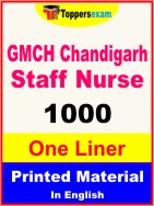 GMCH Chandigarh Staff Nurse One Liner Book in English