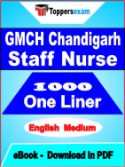 GMCH Chandigarh Staff Nurse One Liner Book PDF in English
