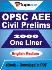 OPSC AEE Civil Prelims One Liner Book PDF in English