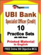 UBI Bank Specialist Officer (Credit) Book in English - Practice Set