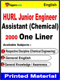 HURL Junior Engineer Assistant (Chemical) One Liner Book in English
