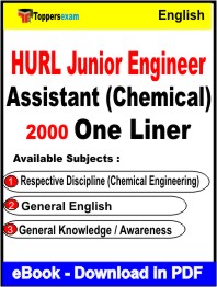 HURL Junior Engineer Assistant (Chemical) One Liner Book PDF in English