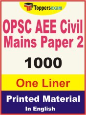 OPSC AEE Civil Mains Paper 2 One Liner Book in English