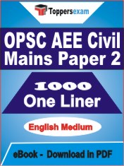OPSC AEE Civil Mains Paper 2 One Liner Book PDF in English