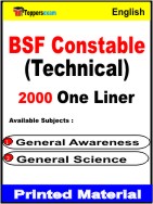 BSF Constable (Technical) One Liner Book in English