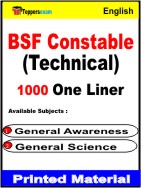 BSF Constable (Technical) One Liner Book in English
