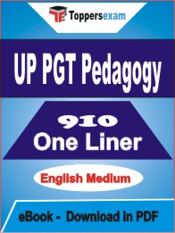 UP PGT Pedagogy One Liner Book PDF in English