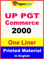 UP PGT Commerce One Liner Book in English