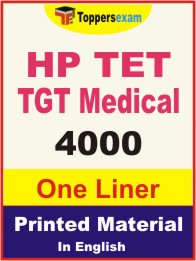 HP TET TGT Medical One Liner Book in English