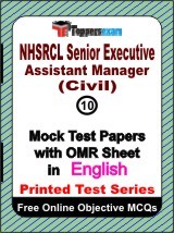 Γ’β¬βΉNHSRCL Senior Executive Assistant Manager (Civil) Exam Mock Test Papers (Book) in English