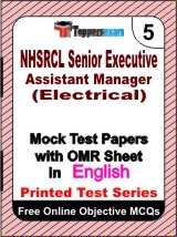 NHSRCL Senior Executive Assistant Manager (Electrical) Exam Mock Test Papers (Book) in English