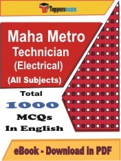 EBook of Maha Metro Technician (Electrical), PDF Format in English