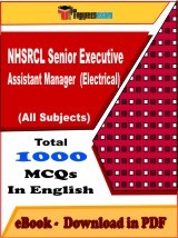 EBook of NHSRCL Senior Executive, Assistant Manager (Electrical), PDF Format in English