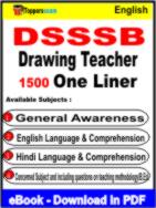 DSSSB Drawing Teacher One Liner Book PDF in English