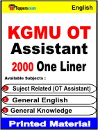 KGMU OT Assistant One Liner Book in English